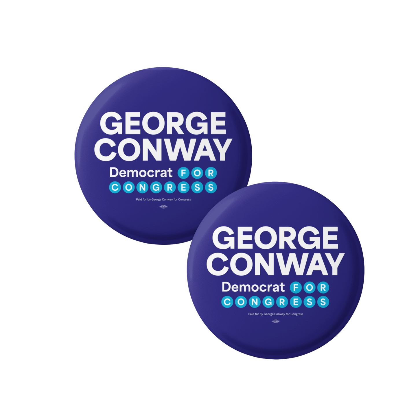 George Conway Logo Button 2-Pack