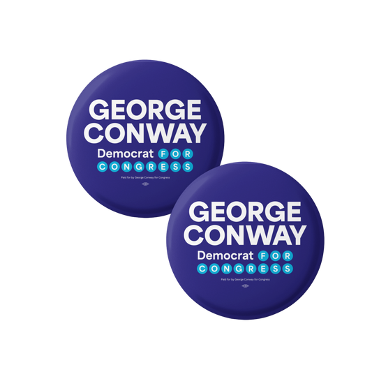George Conway Logo Button 2-Pack