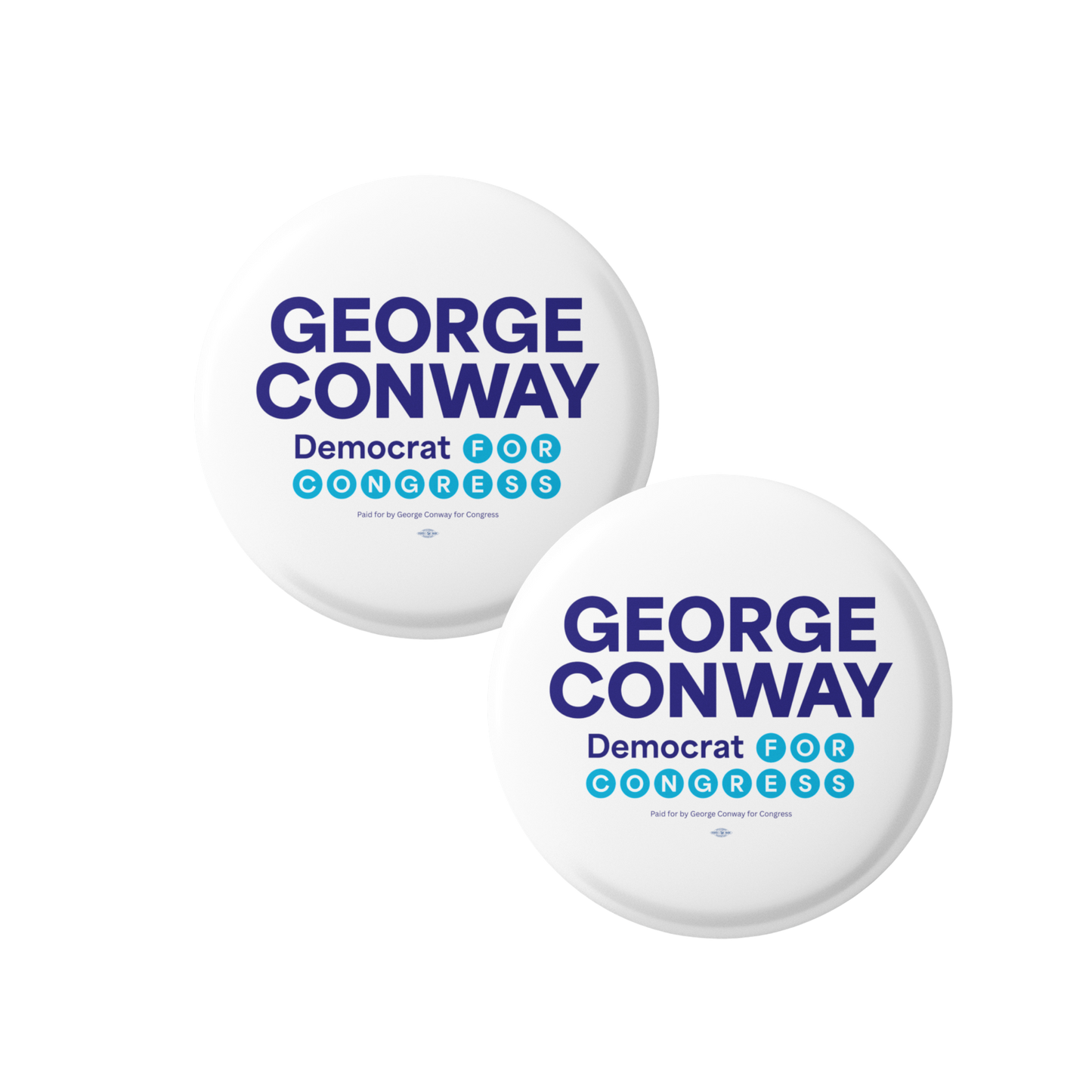 George Conway Logo Button 2-Pack
